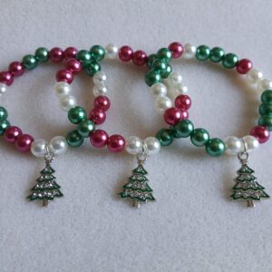 Náramek s vánočním stromečkem