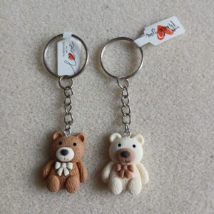 Medvídek přívěšek s kroužkem